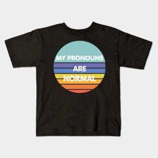 My Pronouns Are Nor Mal Kids T-Shirt